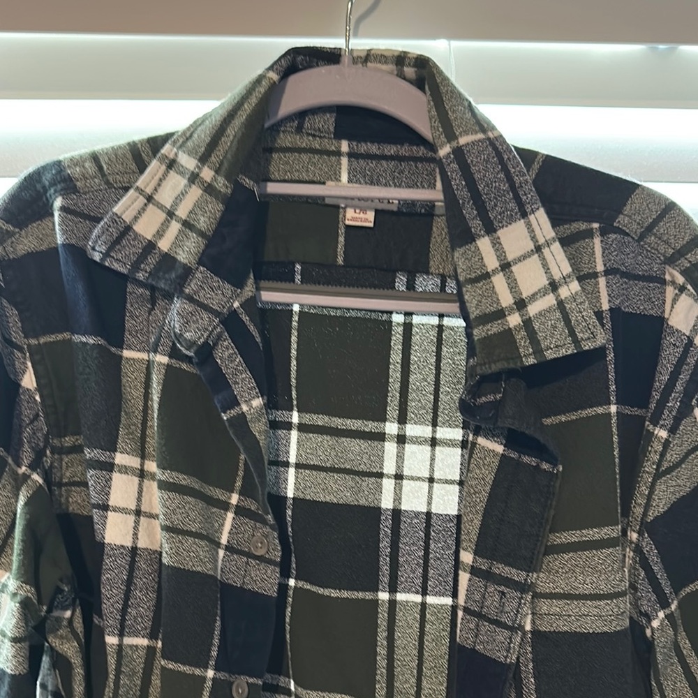 Plaid Men’s Jacket in Green and Black